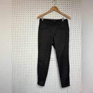 Peruvian Connection Black Geometric Pants